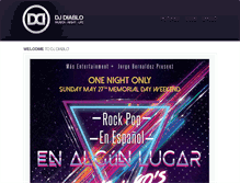Tablet Screenshot of djdiablo.com